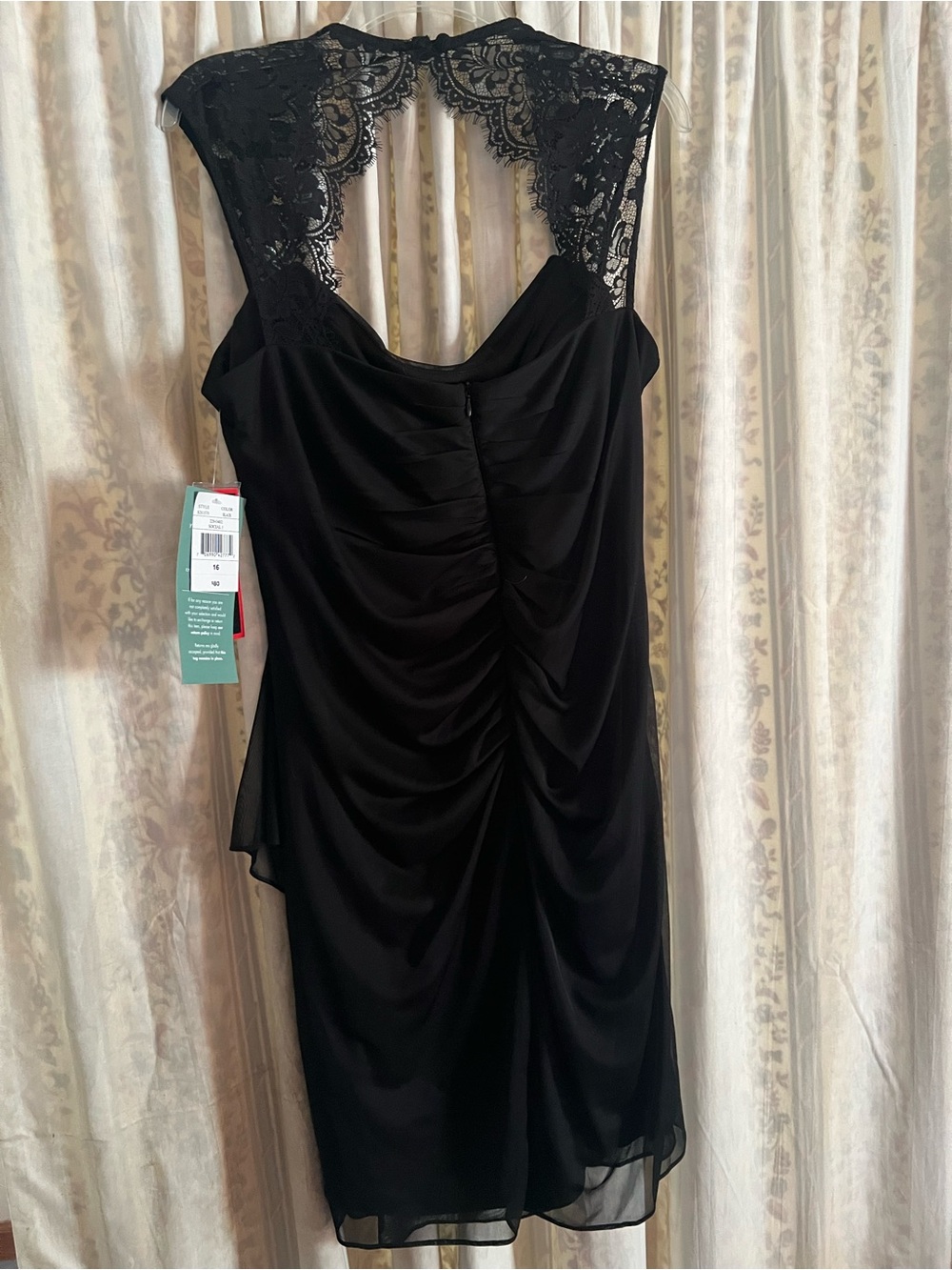 Scarlett Black Lace-Back Midi Dress - Picture 4 of 8